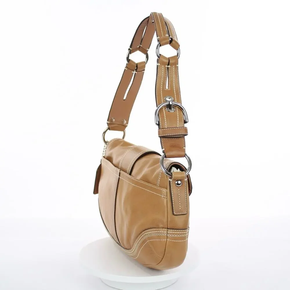 Coach Y2K Vintage Tan Soho Leather Shoulder Bag